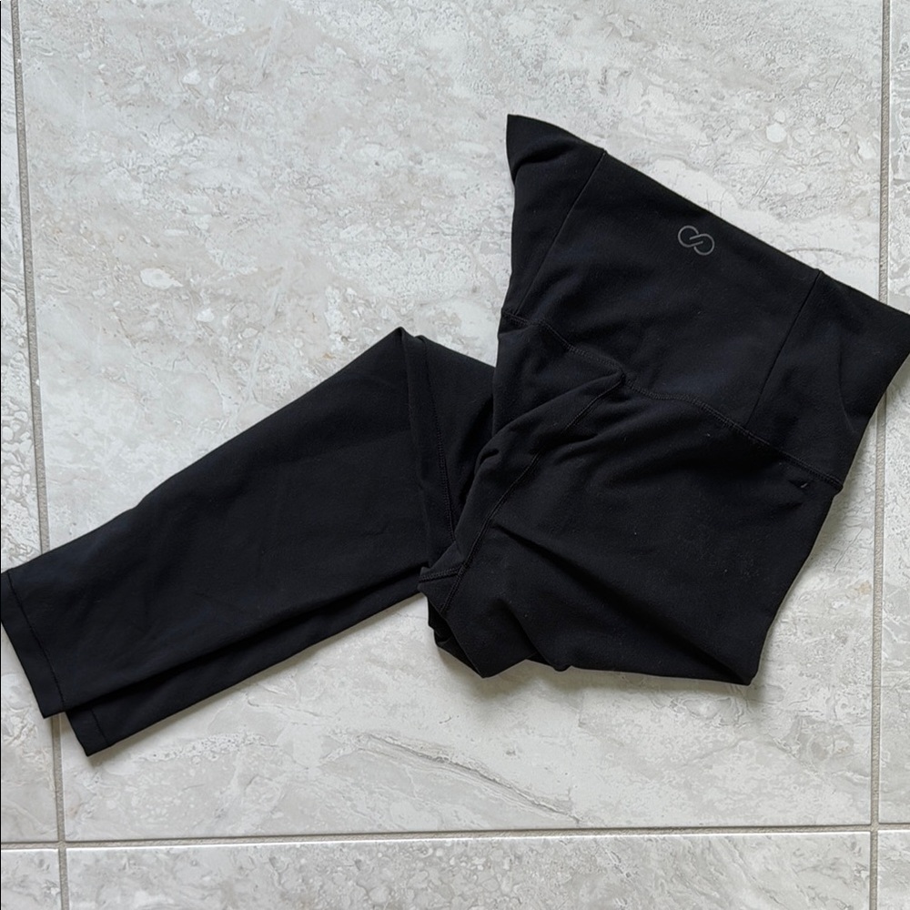 CALIA Black Leggings Full-Length Solid Design